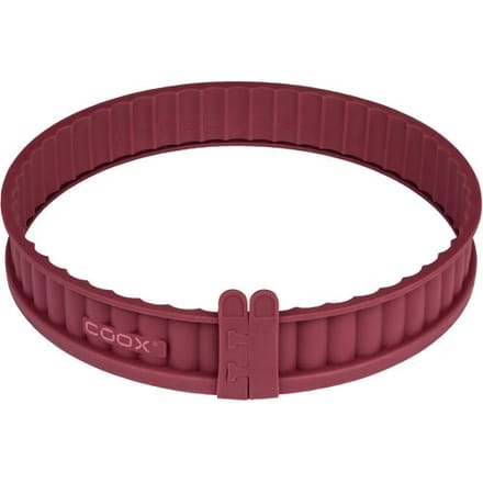 COOX Siliconen quichevorm met glazen bodem (Rood)