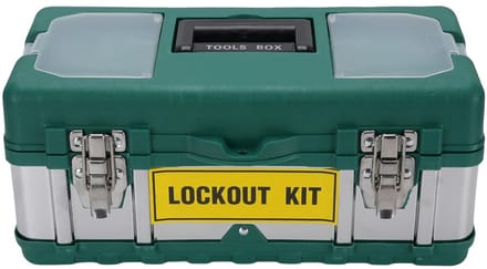 Lockout Tagout Box - Veiligheidsstation Noodstop Box - Industrieel Onderhoud - Transparant Onderdelen Compartiment
