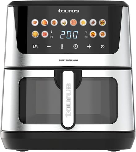 Grote Digitale Airfryer XL 8L - 2100W met 12 Programma's en Touchscreen | Snelle & Gezonde Bereiding
