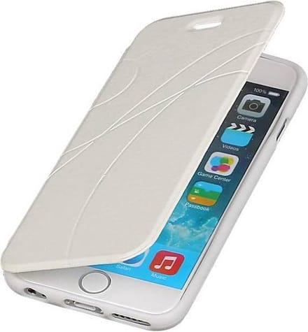 Easy Booktype hoesje Geschikt voor iPhone 6 Wit