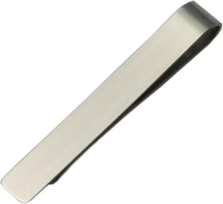 Fako Bijoux® - Dasspeld - Clip - 48mm - Zilverkleurig - Geborsteld