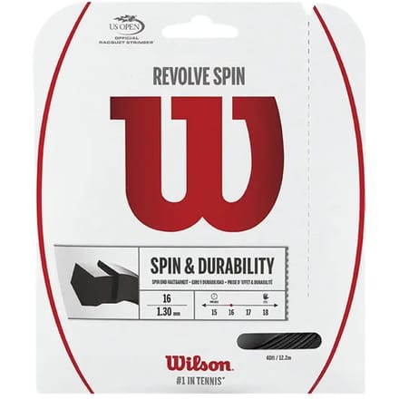 Wilson Revolve Spin Set Snaren 12,2m-Zwart