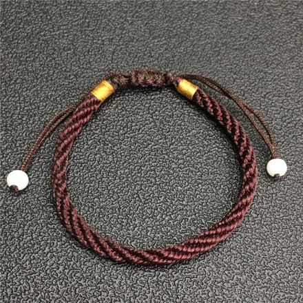 Handgemaakte Rode Touw Koppelarmband, Verstelbare Maat, Niche Herdenkingsgeschenk Accessoire