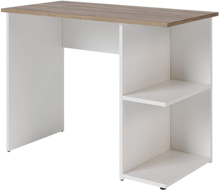 Vicco Simple Bureau – 100 x 50 cm Wit/Kunstnijverheid