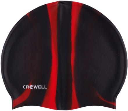 Crowell Badmuts Zwem Siliconen Multi Flame Zwart-Rood kol.02