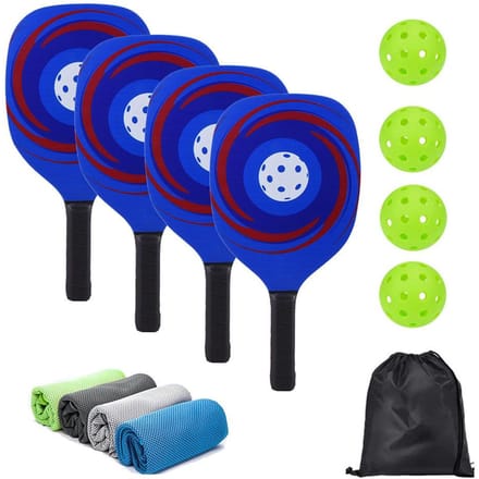 Nieuwe Houten Peak Racket Set Buitensporten Populier Peak Racket green