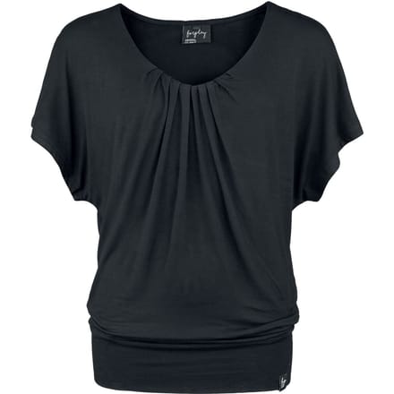 Forplay T-shirt - Beth - M tot L - voor Vrouwen - zwart