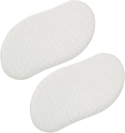 Voetenwasbord Set - Eeltverwijderaar Hiel - Voetverzorging Thuis - Ergonomisch Mango Ontwerp - 2 Stuks - Transparant