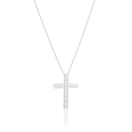 SIF JAKOBS JEWELLERY ROCCANOVA CROCE NECKLACE SJ-N2396-CZ.