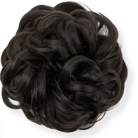 Guardian Beauty Messy Haarstuk Bun - Haarwrap Extensie - Gitzwart #1