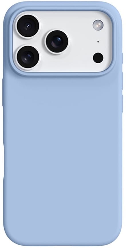 Shockproof Backcover - Liquid Silicone Soft Hoesje - Geschikt voor: iPhone 17 Pro Max - Haze Blauw