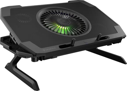Genesis OXID 850 Laptop Koeler - Cooling Pad - 15,6 t/m 17,3 inch - 2x USB - Zwart