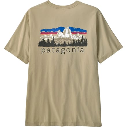 Patagonia Fitz Roy Foothills T-Shirt grijs