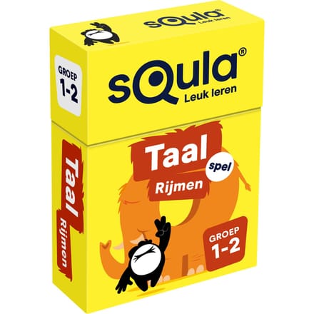 sQula Taal Rijmen - Educatief kwartetspel voor groep 1-2