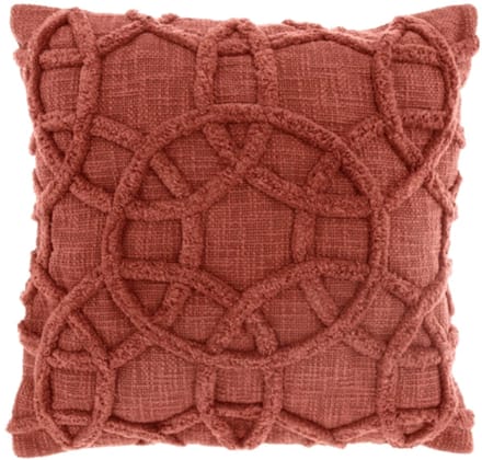 Unique Living kussen Everon marsala 45 x 45 cm