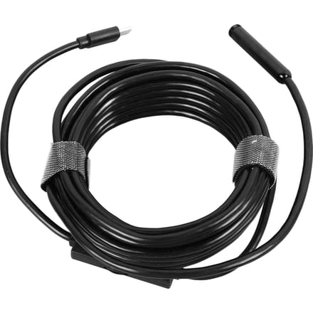 Caméra Endoscope avec Lumière 5MP HD IP67 Étanche Inspection d'Égout Serpent Boroscope 5 mètres black