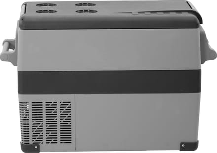 Steamy-E Dual Compartment Elektrische Compressor Koelbox - 40liter - 12V en 230V - voor auto en camping - Frigobox - Grijs