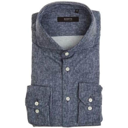 Desoto Luxury Overhemd Luxury Fine Line Navy / male
