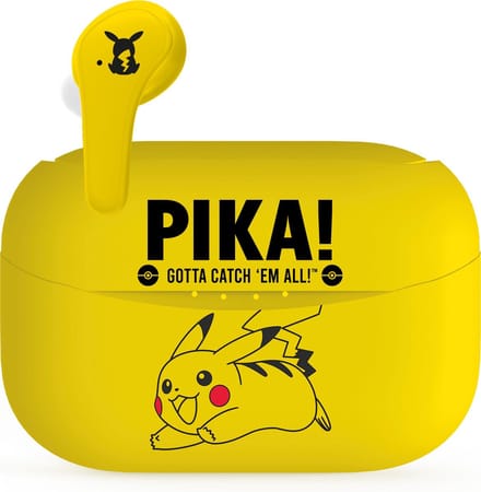 Pokémon - Pikachu - draadloze oordopjes - met oplaadcase - touch control - extra eartips - TWS earpods bluetooth