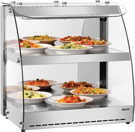 Bartscher Warmhoudvitrine - 5900 2ER - 104L - 230V - 630x465x655mm