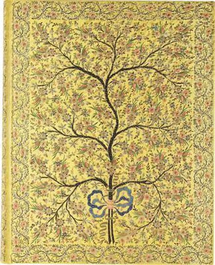 Peter Pauper Oversize notitieboek - Silk Tree of Life - met leeslint - 18x23 cm