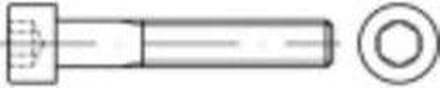 TOOLCRAFT TO-5371935 Cilinderschroeven M2,5 16 mm Binnenzeskant (inbus) ISO 4762 RVS A2 100 stuk(s)