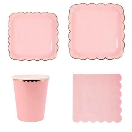 Tafeldecoratieset Pastel Roze