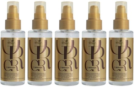 5x Wella Oil Reflections Luminous Smoothening Oil 100ml