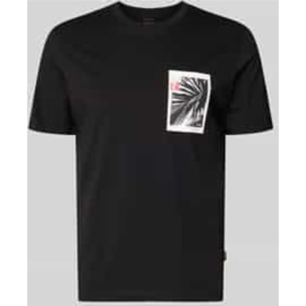 regular fit T-shirt van puur katoen model 'TE_BOARD'