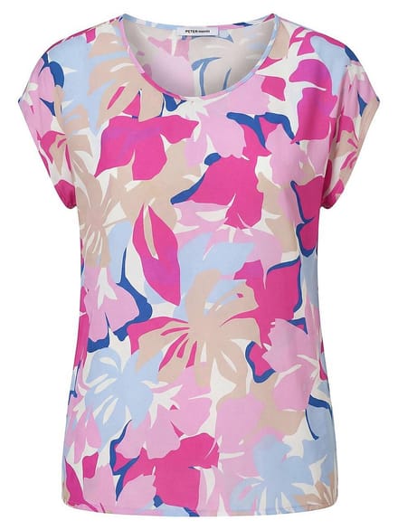 Blouse Van Peter Hahn pink