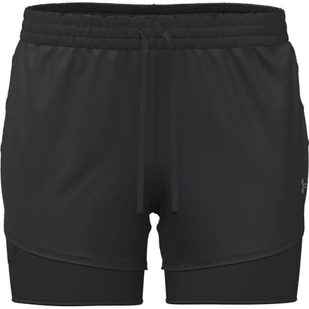 Under Armour Velociti Pro 4in 2n1  Hardloopshorts Dames-zwart, zilver