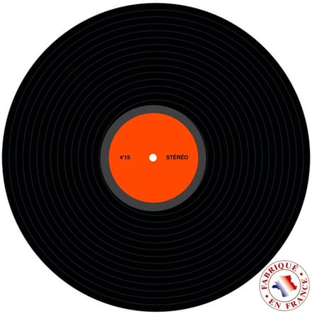 CHRISTIANFABRICATIONS - Disco decoratie vinylplaat 30 cm van karton
