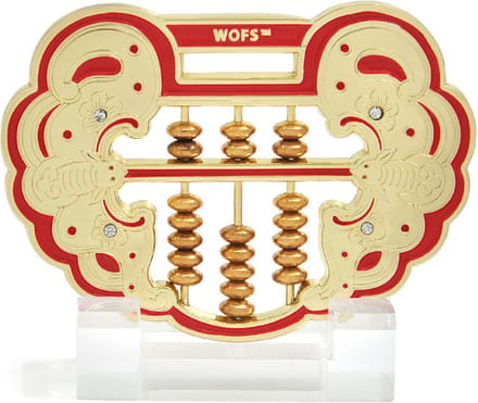 Beeld Wealth Abacus Lock Coin