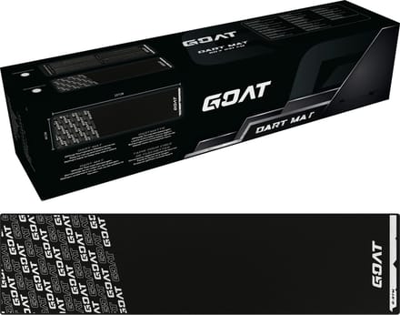 GOAT-Carpet Dartmat- 241cm x 60cm-Goat Black / White