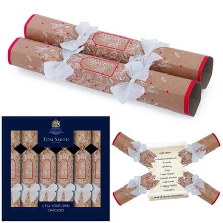 Tom Smith Christmas crackers fill your own hex 6st
