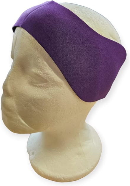 Hoofdband zwemmen basic paars Large