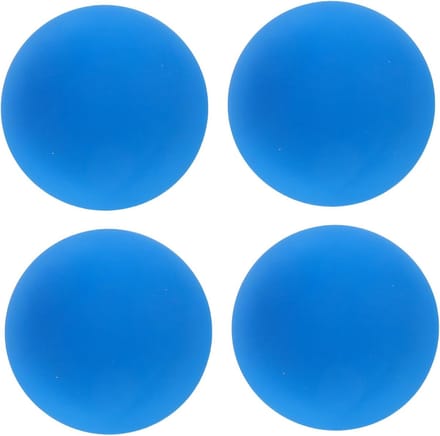 Stuiterballen Set - Elastische Rubberen Ballen - Coördinatie Training - Holle Lichtgewicht Kern - 6 cm Diameter - Blauw