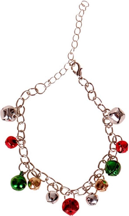 Armbandje met gekleurde belletjes