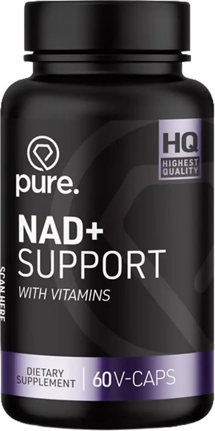 Pure. NAD+ Support – Nicotinamide Riboside & B-vitaminen – 60 vegan capsules