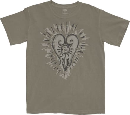 Gojira - Fortitude Heart Heren T-shirt - 2XL - Grijs