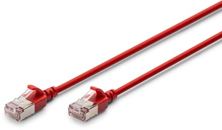 Digitus DK-1632-A-005S-R netwerkkabel Rood 0,5 m Cat6a F/FTP (FFTP)