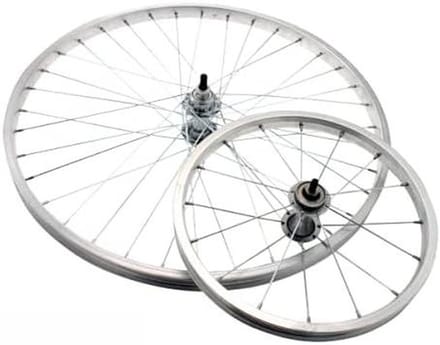 Achterwiel - Fietswiel - Stadsritten - Met schroefdraad - 28 inch - Zilver