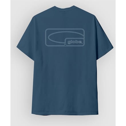 Globe Block T-Shirt blauw