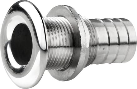VETUS bolle RVS Huiddoorvoer met Slangtule  2" x 100 mm