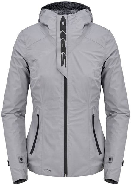 Spidi Rain Hoodie Lady Jas Grijs - Jas
