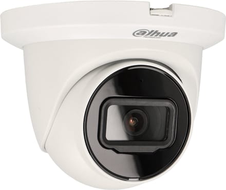 Dahua IPC-HDW2241TM-S mini dome beveiligingscamera met netwerkaansluiting en PoE Wizsense
