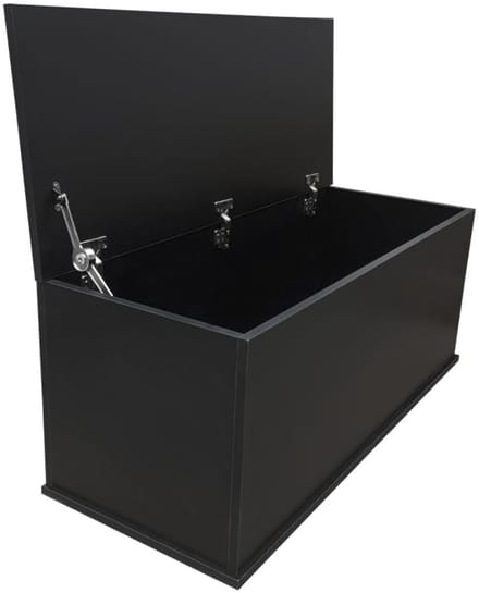 VELTRR® Speelgoedkist - Speelgoedkast - Dekenkist - Zwart
