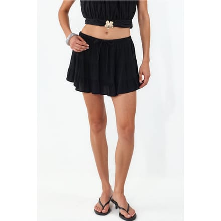 Hoge Taille A-Lijn Mini Rok