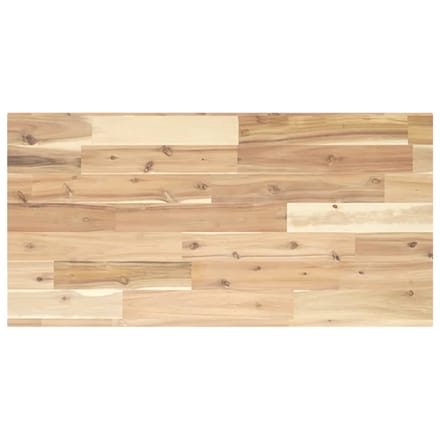 vidaXL - Wastafelblad - 60x40x2 - cm - onbehandeld - massief - acaciahout