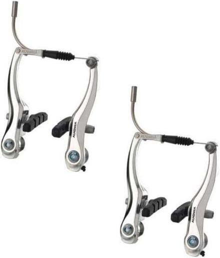 Amigo Complete V-brake remset - voor en achter - zilver - 110 mm - metaal
